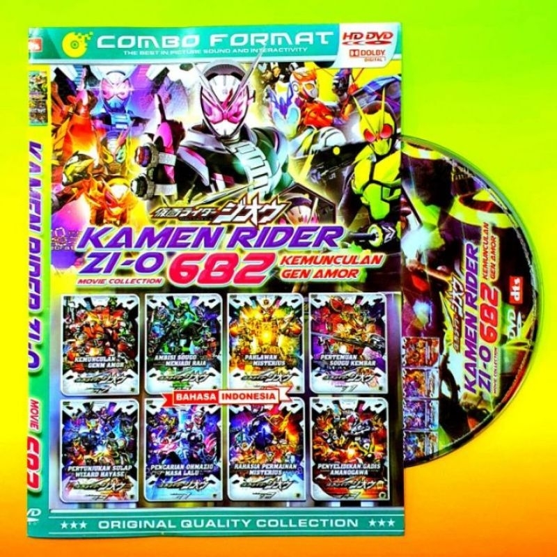 TERLARIS Dvd Film Robot Kamen Rider Build - Film Hiburan Untuk Anak