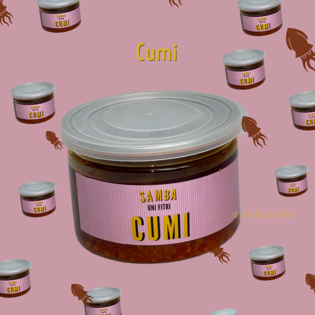 

Samba Uni Fitri - Sambal Cumi (250gr)/Sambal Cumi/Cumi Pedas (BEST SELLER)
