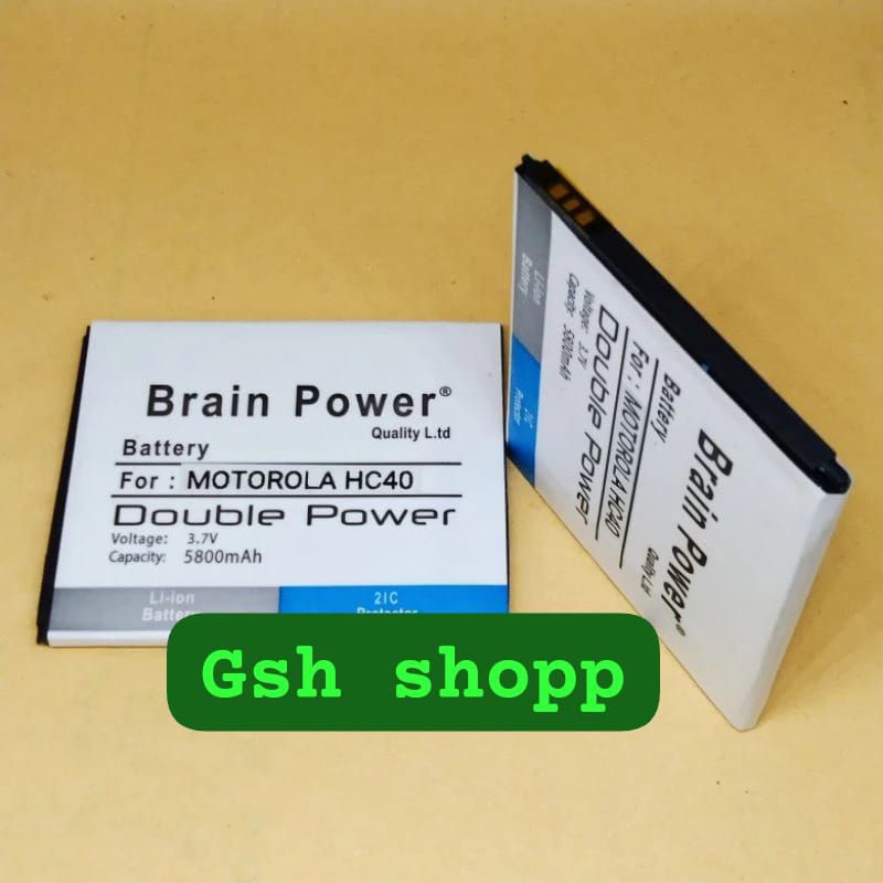 Baterai Bt Batre Battery Motorola Moto C HC40 XT1755 Double Power