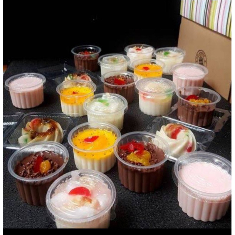 CUP AGAR PUDING 120ML HOK BLIMBING Cup agar2 jelly puding tahan panas