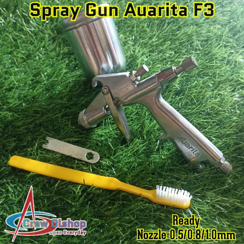 Spray Gun Auarita F3 Original - Excellent Atomization / Alat Semprot Cat Berkualitas