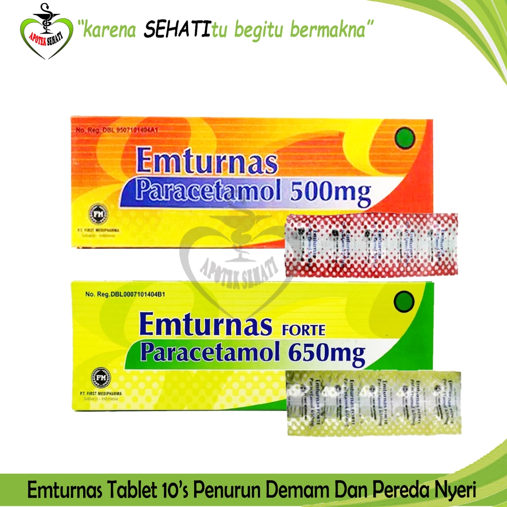 EMTURNAS FORTE / PARACETAMOL 650MG