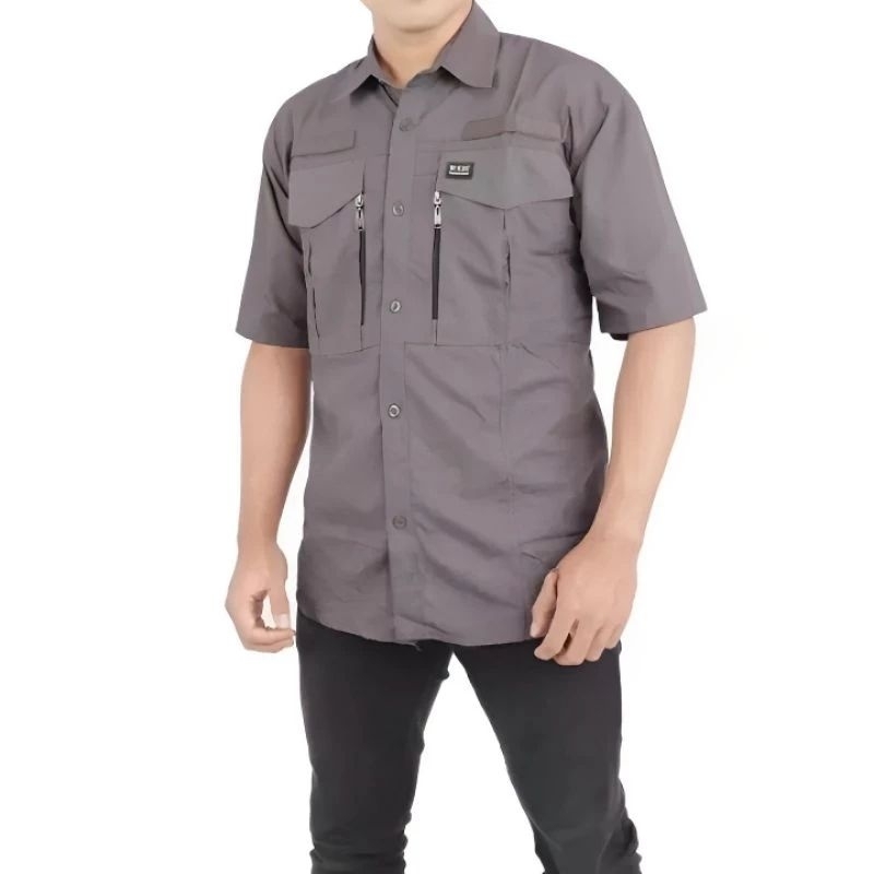 BAJU KEMEJA TACTICAL PRIA W_TAC LENGAN PENDEK TERMURAH