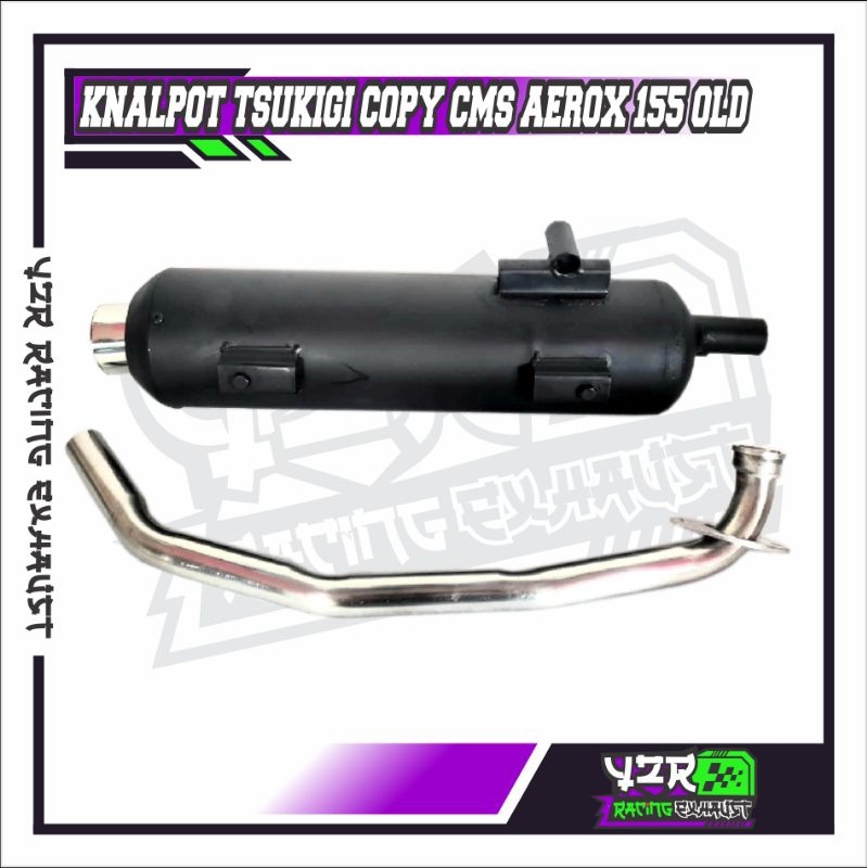 KNALPOT TSUKIGI COPY CMS GENIO AEROX 155 XEON FI RC GT BEAT SCOOPY PCX 155 NMAX 155 MIO M3 FINO 125 