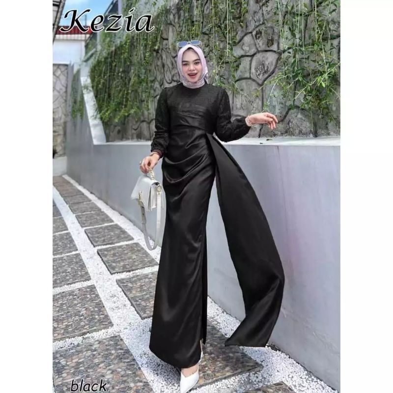 KEZIA DRESS GAMIS PESTA KONDANGAN LEBARAN LAMARAN NIKAHAN BRIDESMAIDS GAMIS SERAGAMAN KELUARGA TUNAN