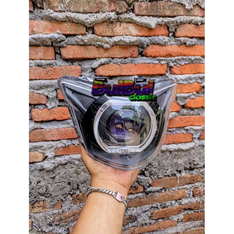 Lampu depan MX KING V1 set biled AES TURBO GEN 2 PREMIUM lampu MX KING V1 biled aes turbo gen 2 prem