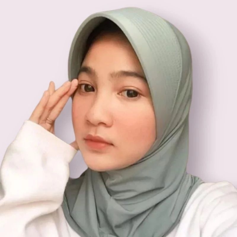 bergo sport/hijab sport/hijab pendek olahraga/bergo jersy spandex sport