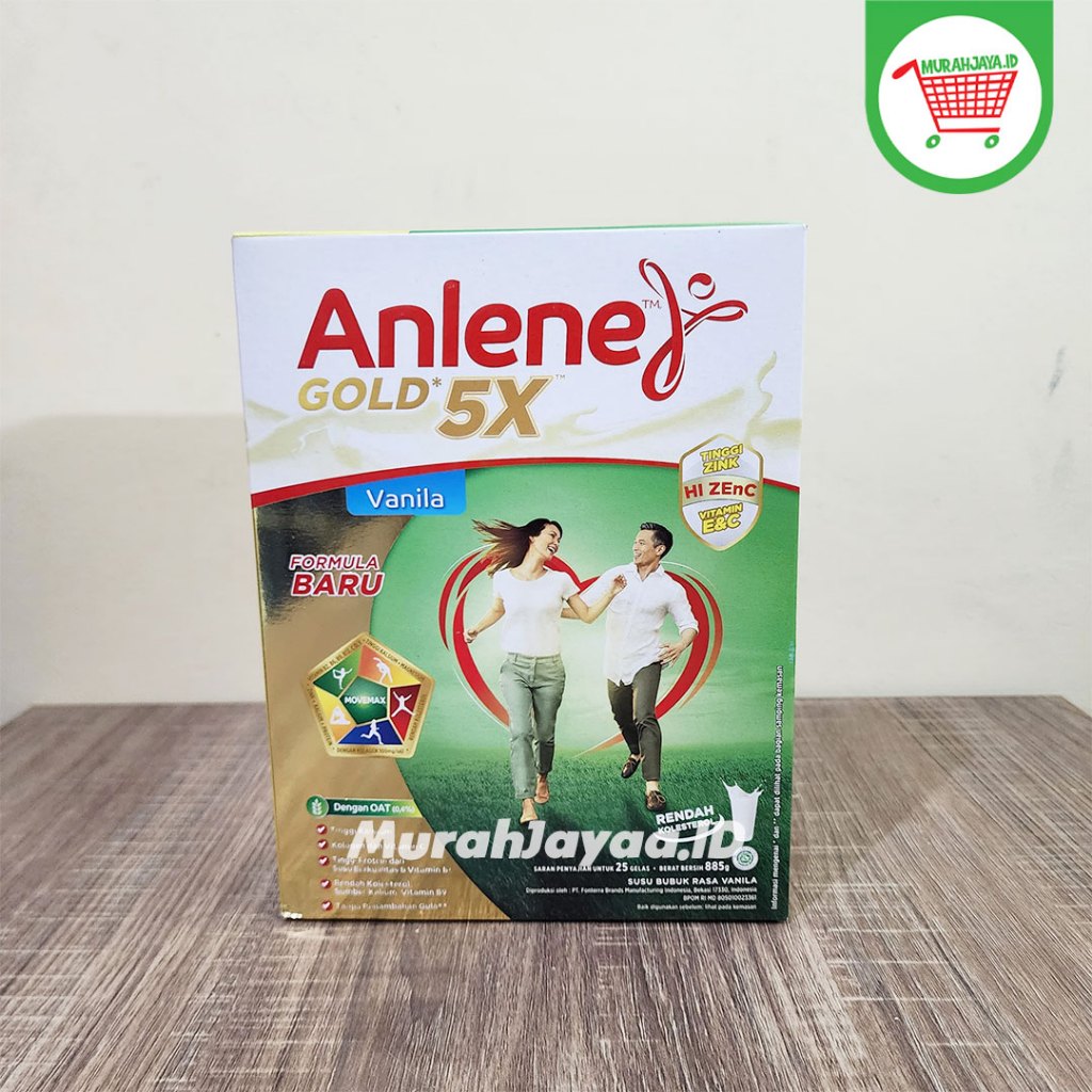 

Promo!! Susu Kesehetan Anlene Gold 5x Rasa Vanila 885G Susu Bubuk Dewasa