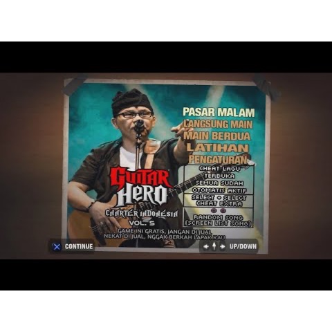 Guitar Hero Charter Indonesia vol 5 (2023) GAME PS2 Untuk PC LAPTOP ANDROID