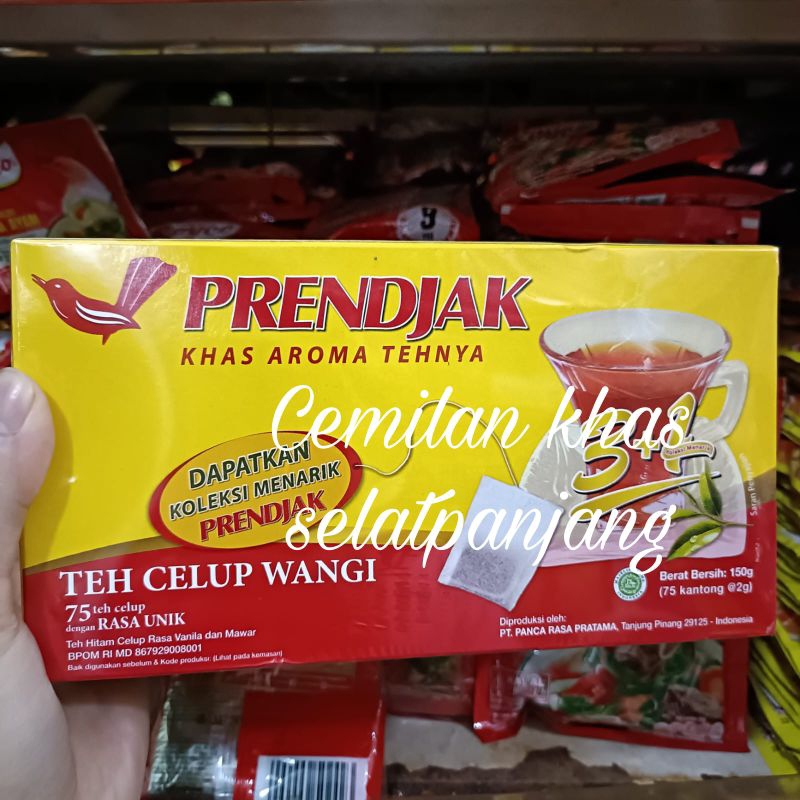 

teh prendjak 75bks free gelas dan 100bks