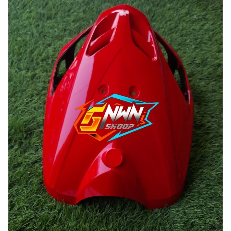 cover tameng depan mio sporty merah cabe murah - tameng mio sporty merah cabe