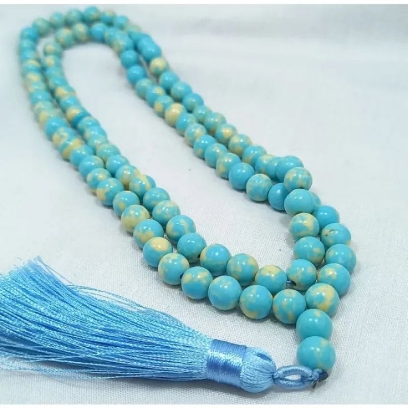 TASBIH NATURAL BATU PIRUS PERSIA 8 MM 99 BUTIR
