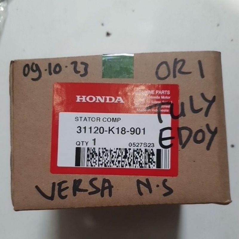 sepul verza spul verza honda ori stator comp Produk ini bisa digunakan oleh motor:CB150 Verza (2018 