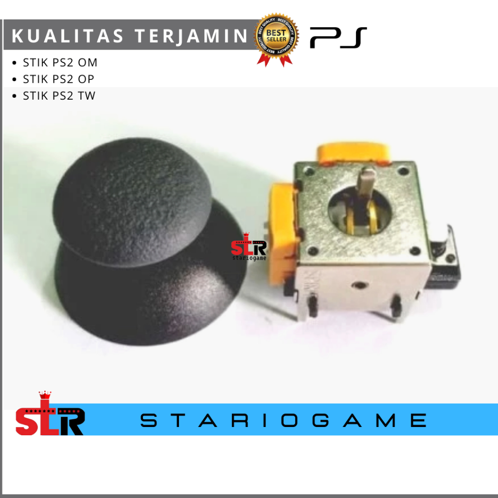 Analog stik ps2 ps3 tiang besi Analog stick ps2 ori Ps2 op ps3 tw ANALOG STIK PS2 BESI PLUS TOPI