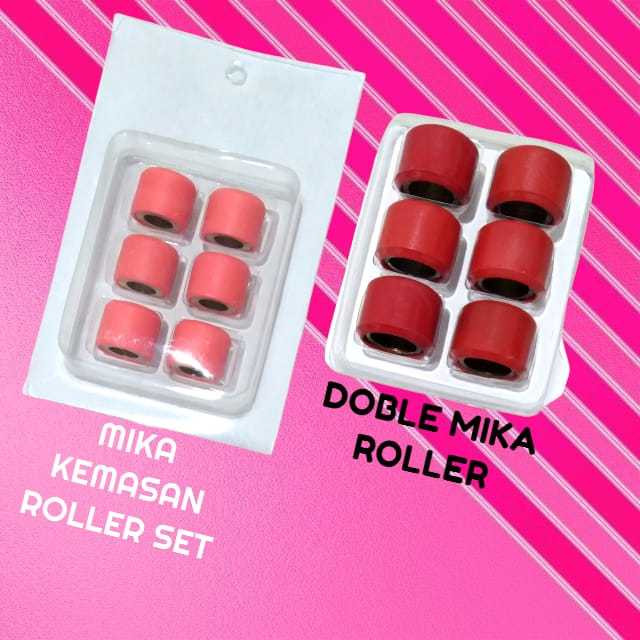 

MIKA ROLLER SET DOBLE MIKA, BISA UNTUK ROLLER SEMUA UKURAN DAN BISA KUSTOM SESUAI PESANAN