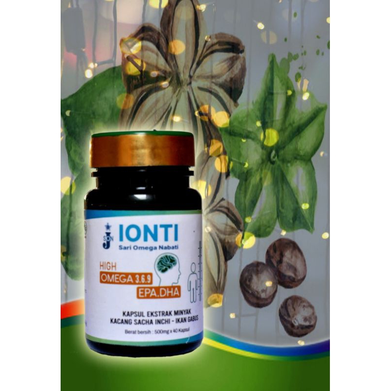 Sacha inchi kapsul Omega IONTI/Minyak Sacha inchi kapsul pencegah stunting @40 kapsul