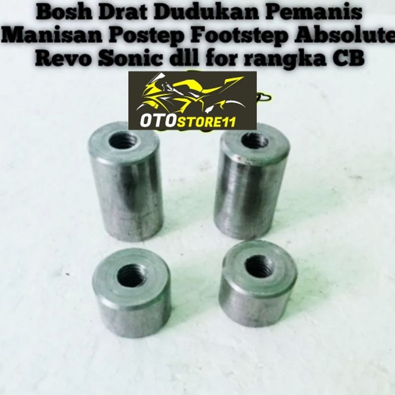 Bosh Drat Dudukan Pemanis, Manisan Posteb, Footstep Absolute Revo Sonik Dll for rangka CB