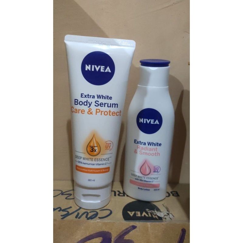 NIVEA BODY SERUM + NIVEA BODY LOTION