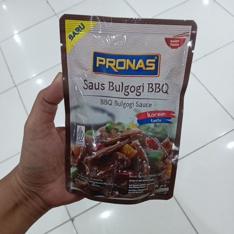 

Mahbubah - Pronas 250 g Saus Bulgogi BBQ Refil