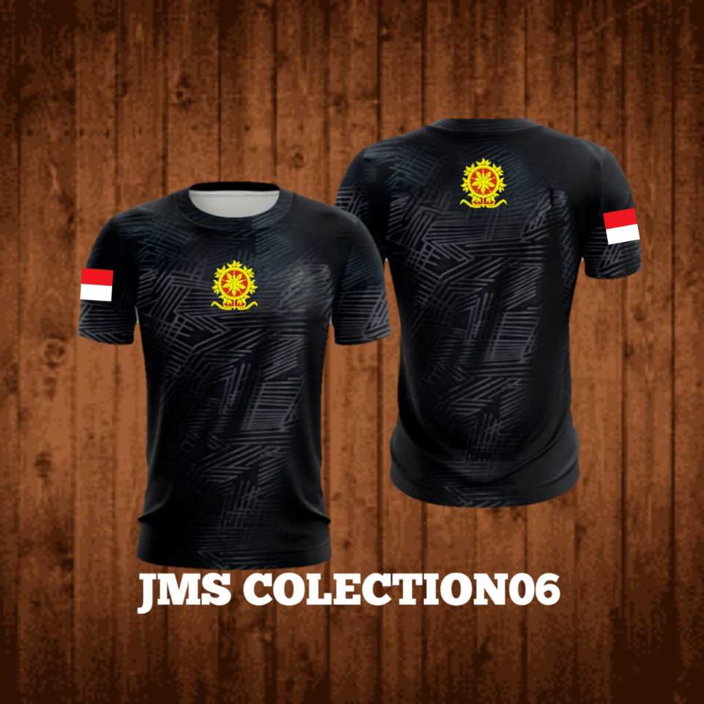 kaos kostrad / baju kaos kostrad  logo depan belakang / baju kaos dryfit jersey kostrad / kaos jerse
