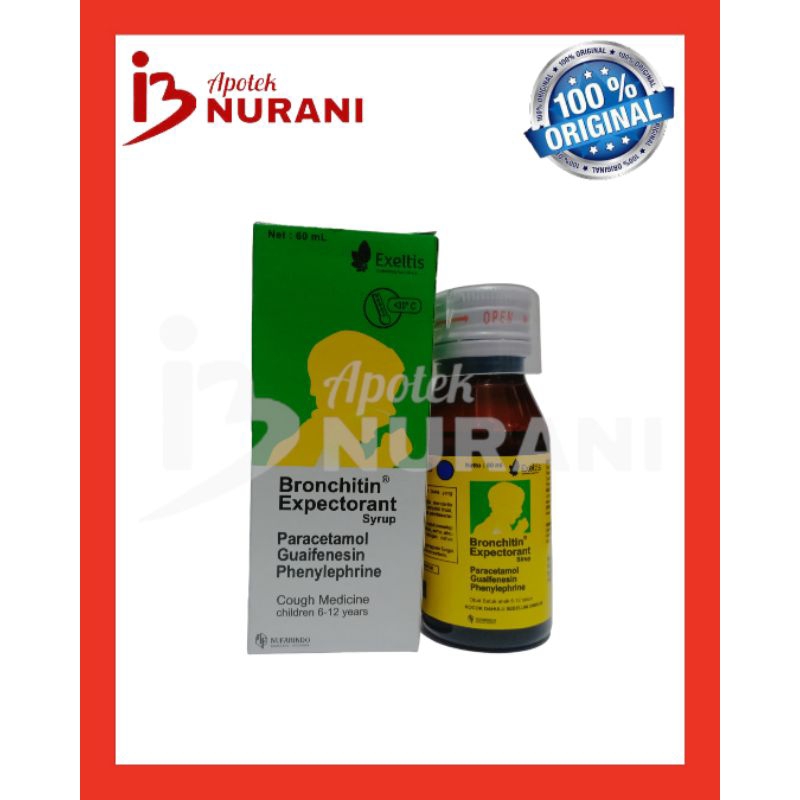 BRONCHITIN SIRUP OBAT DEMAM, FLU, BATUK ANAK