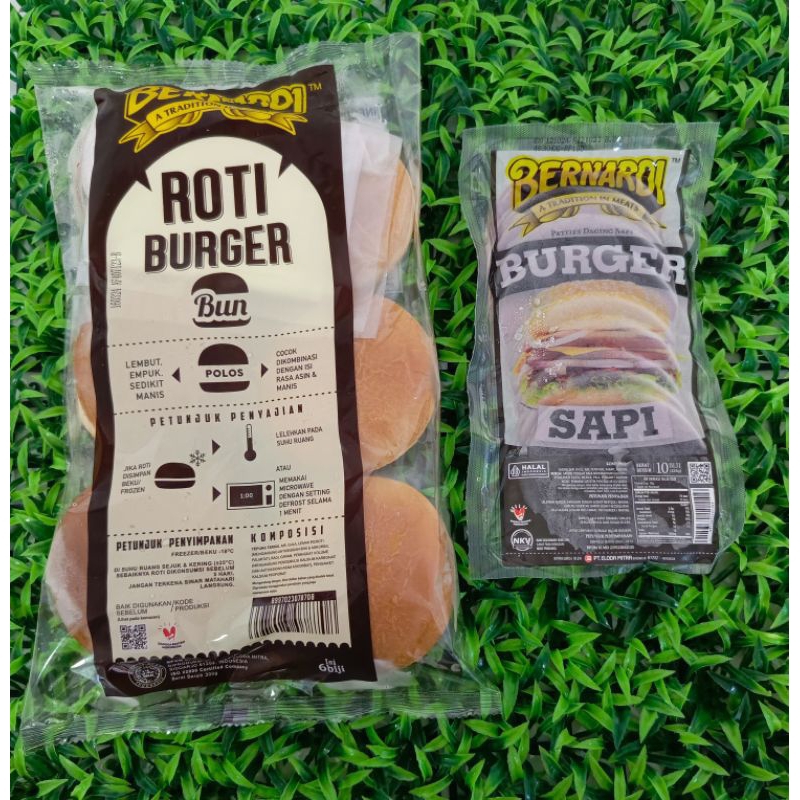 

Paket Burger Bernardi Daging Sapi Polos dan Wijen Besar