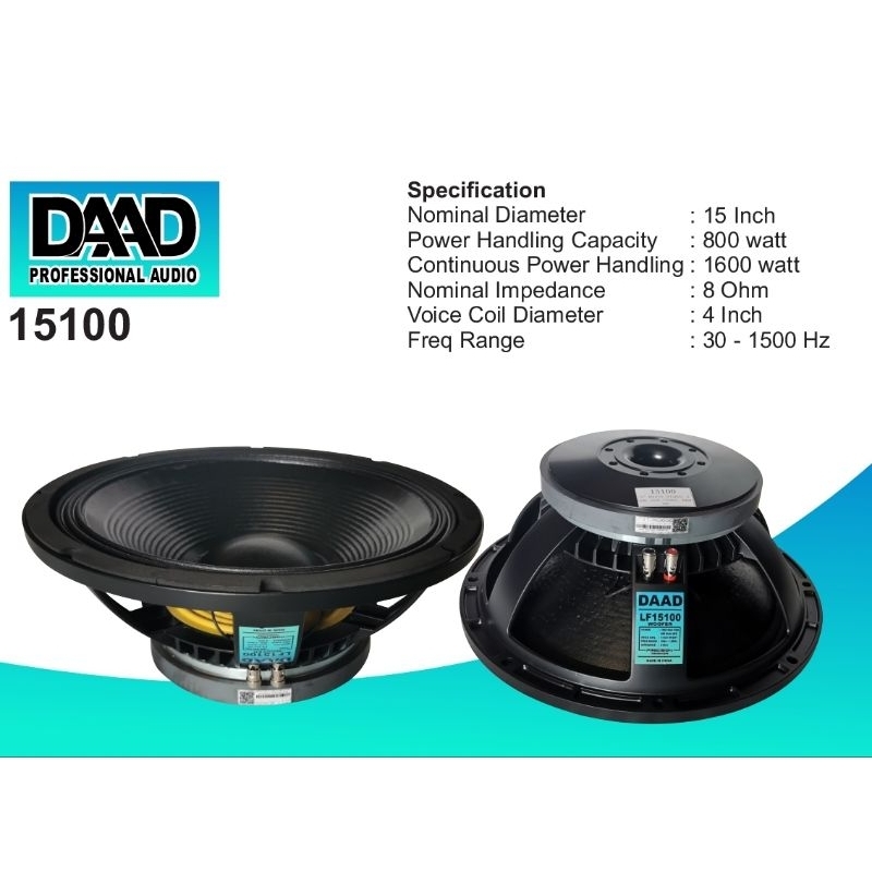 Speaker 15 inch DAAD 15100