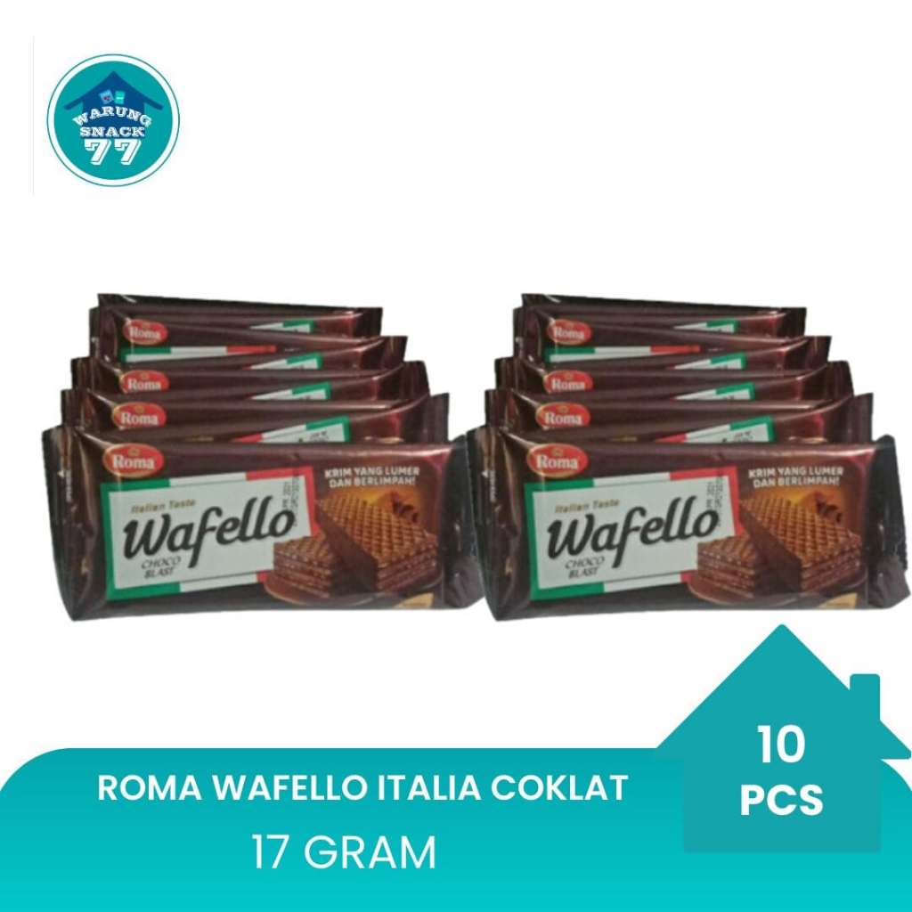 

WAFELLO WAFER ITALIA 17 GR RENCENG/SLOP