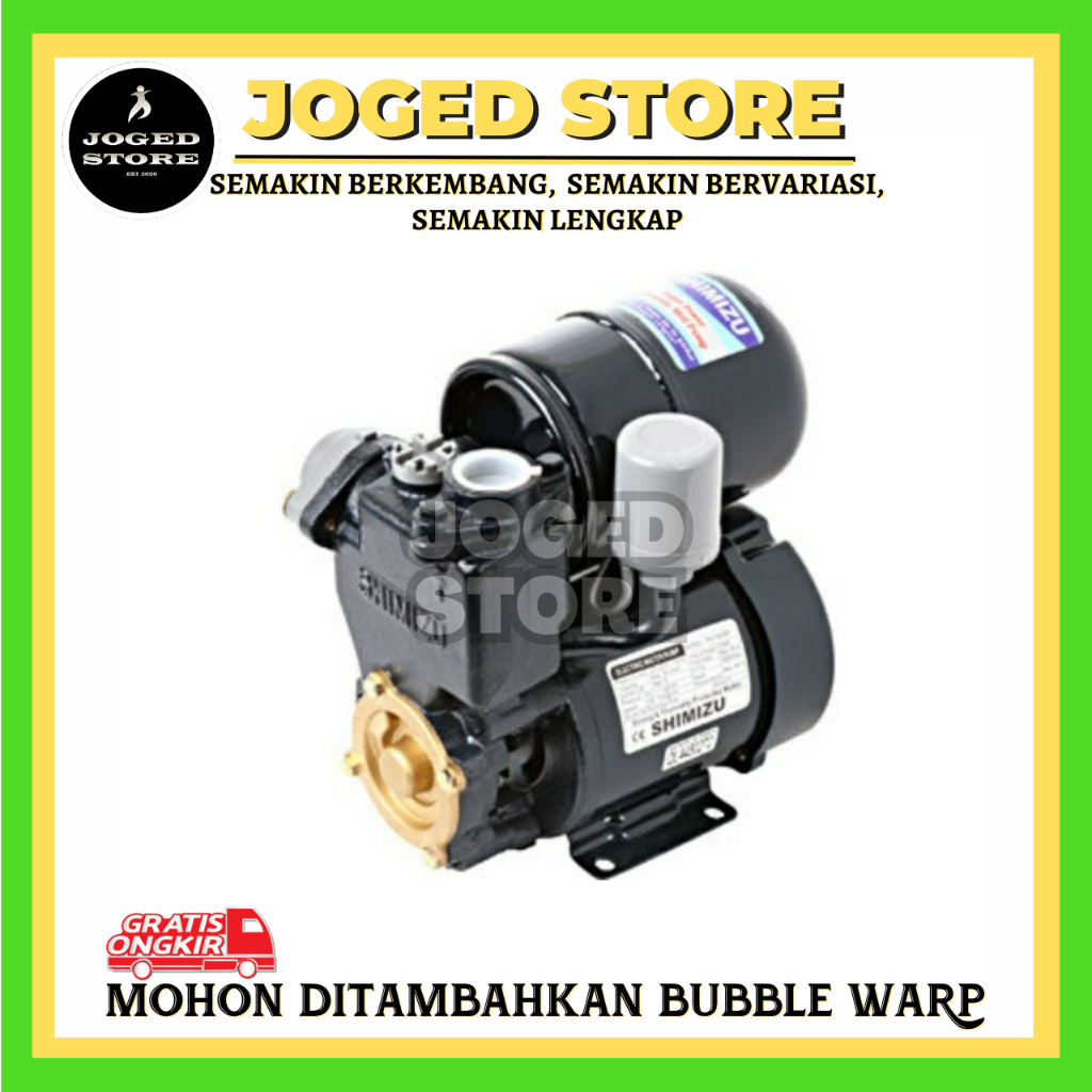 SHIMIZU POMPA AIR LISTRIK OTOMATIS SHIMIZU PS-130 BIT | SHIMIZU POMPA AIR | SANYO SHIMIZU
