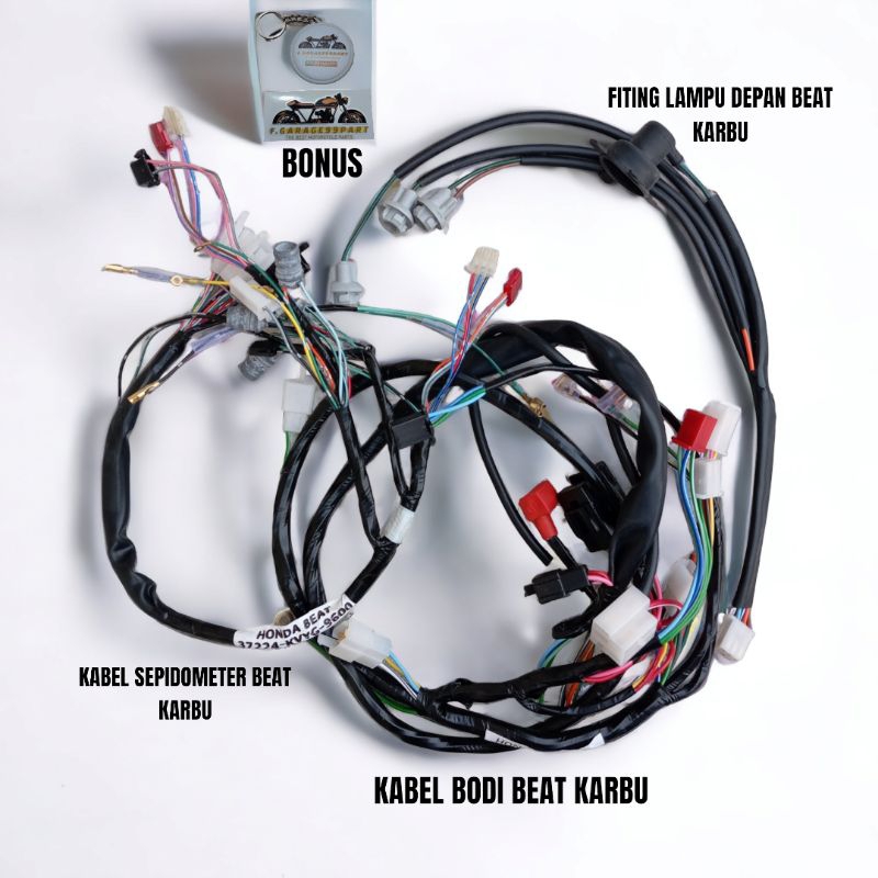 KABEL BODY BODI BEAT KARBU KVY LAMA OLD FITING SPIDOMETER ASSY FULL SET