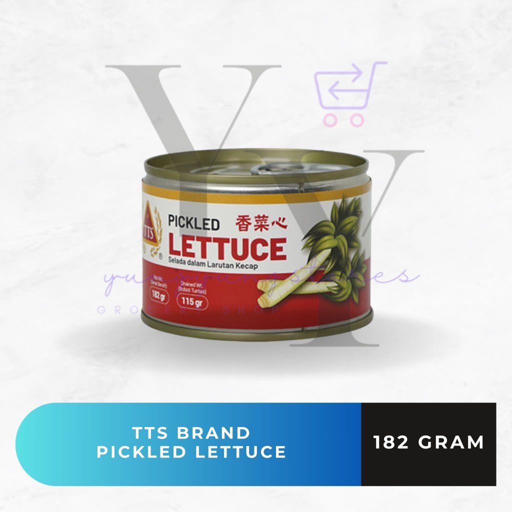 

Pickled Lettuce / Acar Selada / Caisim dalam Kaleng TTS Brand 182 gram