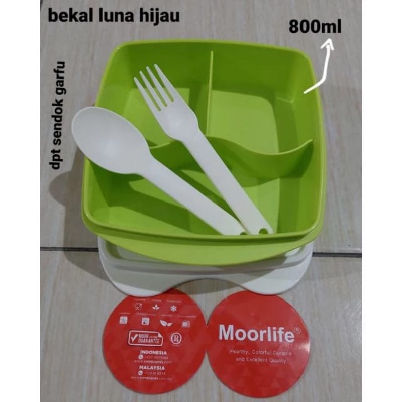 Set tempat Makan Luna /Tempat Bekal Moorlife