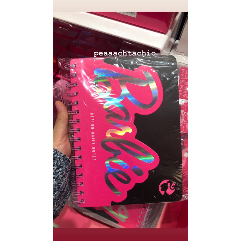 

MINISO X BARBIE note book A5 Big Wire-bound assorted models buku catatan