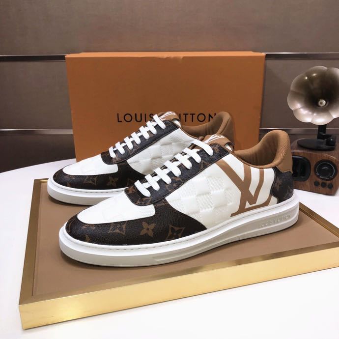 LV Louis Vuitton Classic Casual Men's Shoe