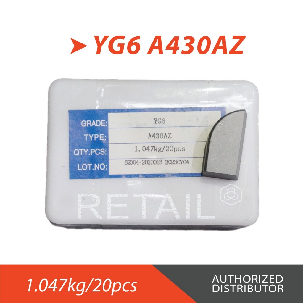 MATA BUBUT WIDIA A-430A Z (YG6) / MATA BUBUT GRADE YG6