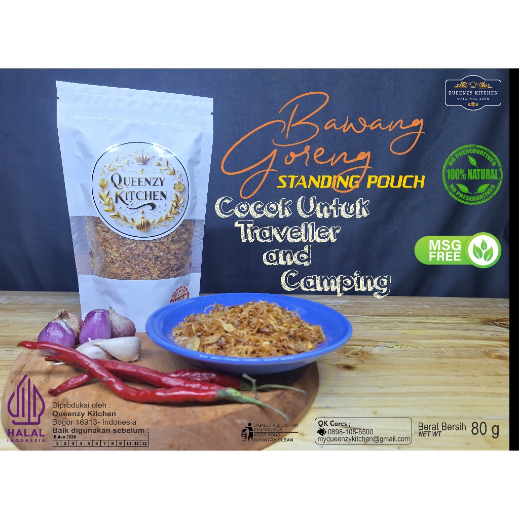 

Bawang Goreng Standing Pouch 80 Gram