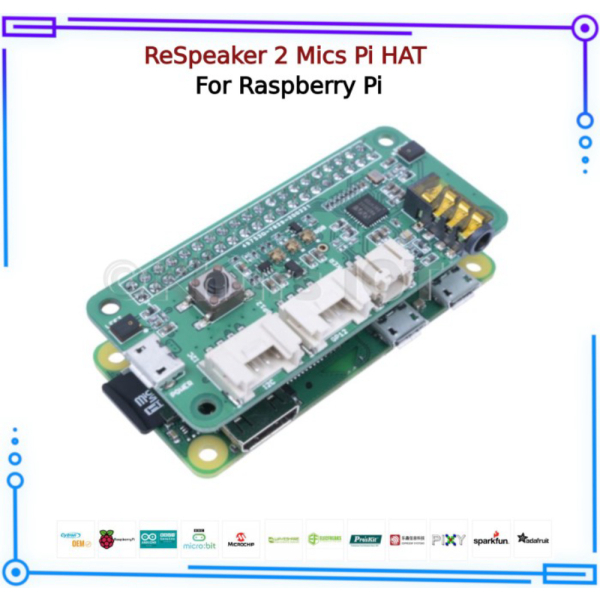 ReSpeaker 2 Mics Pi HAT For Raspberry Pi Berkualitas