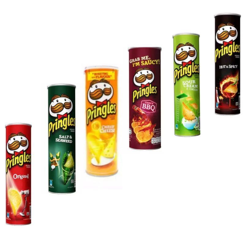 

Pringles potatos crisps 107gr. (keripik kentang) bisa pilih varian rasa