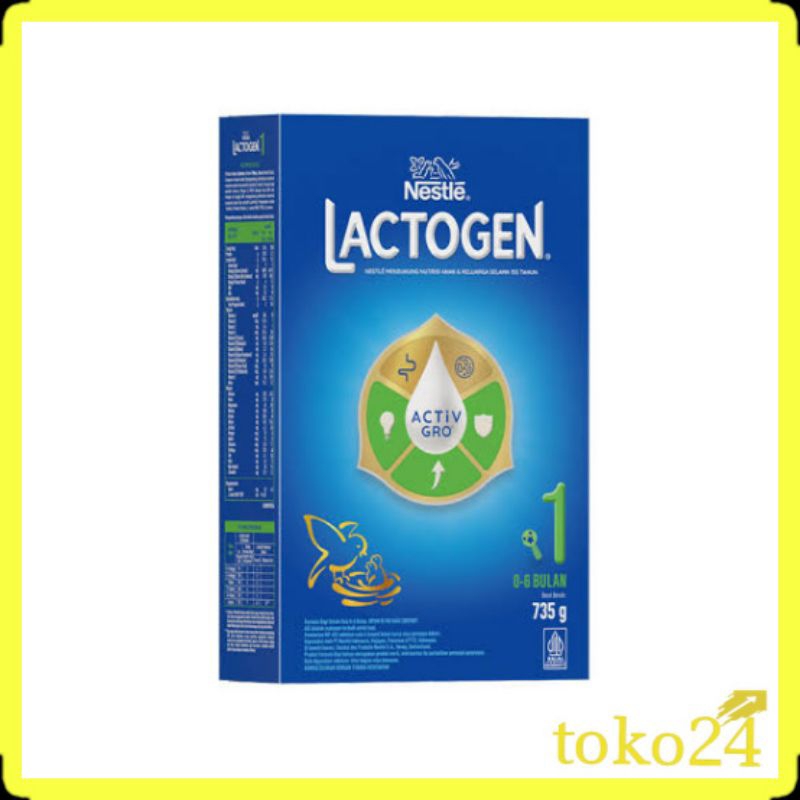 Nestle Lactogen 1 735 gr Susu Bayi 0 - 6 Bulan