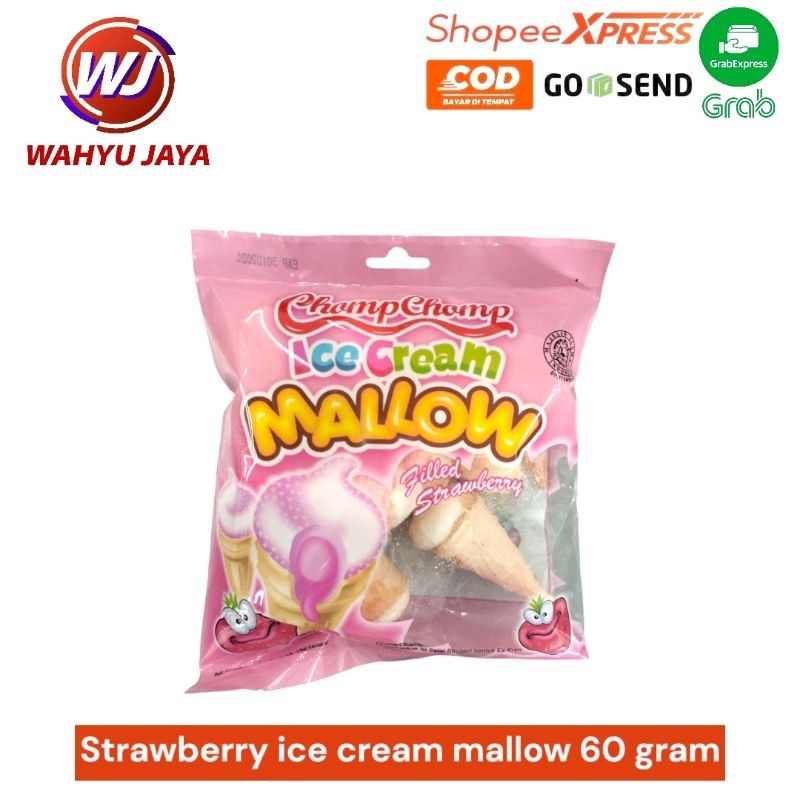 

strawberry ice cream mallow 60 gram