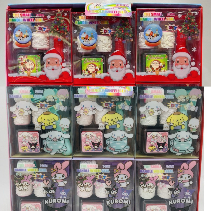 

DIY Sanrio and Christmas Roll Stamp Set