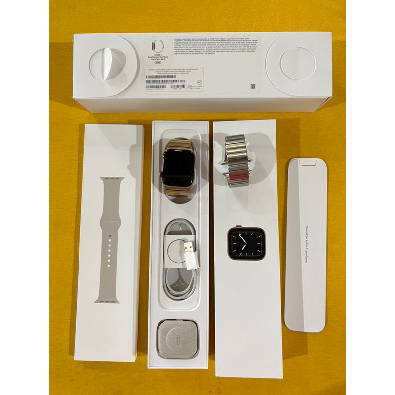 Apple Watch Series 5 44 MM Stainless Steel Second 95% Mulusss