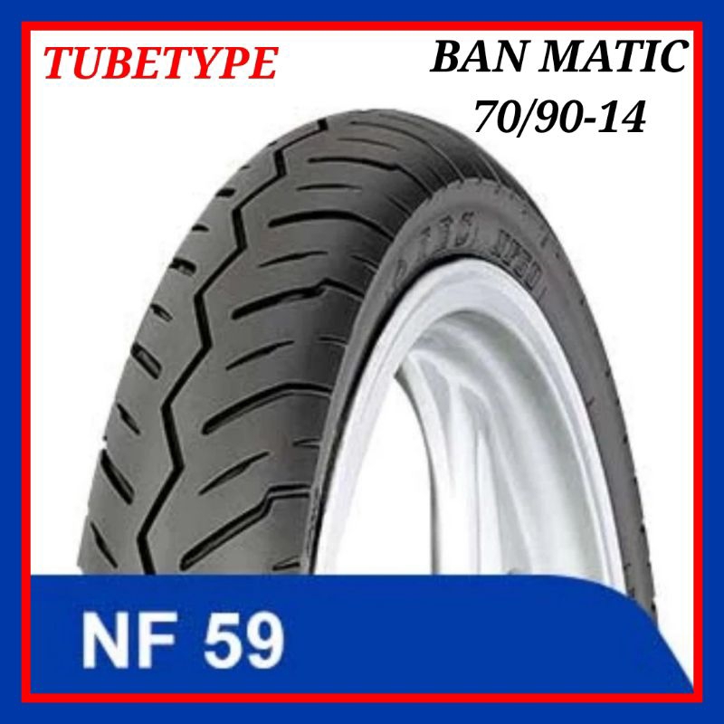 Ban Montor Matic Irc Nf 59 70/90-14 Ban Matic Depan Mio Fino Xeon Spin Nex ban irc 70/90-14 ban irc 