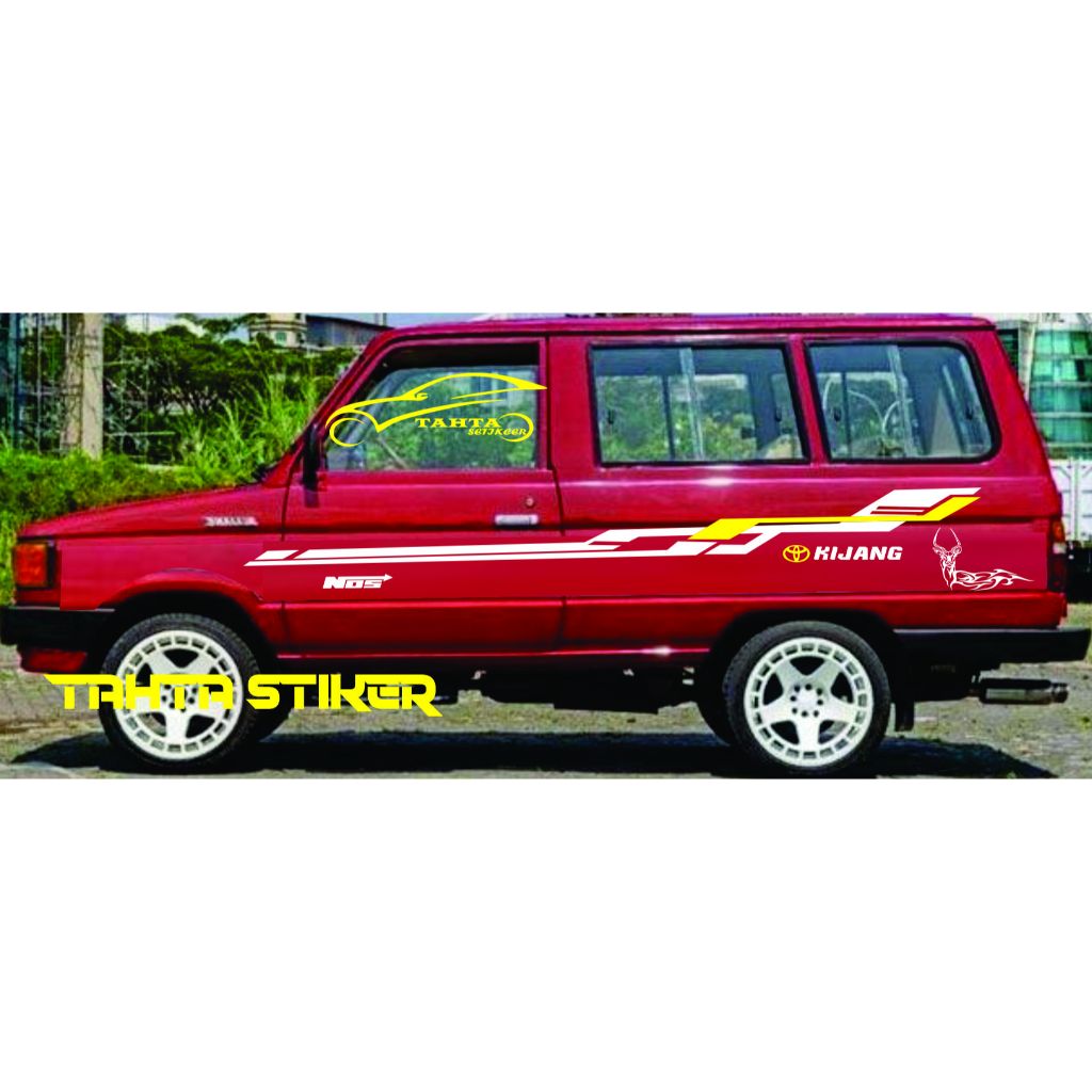 Promo Stiker Mobil toyota Kijang Super kijang lgx kijang krisna Stiker Body Kijang Super kijang lgx 