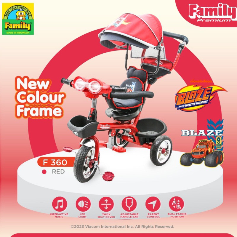 Sepeda Roda Tiga Family F360H