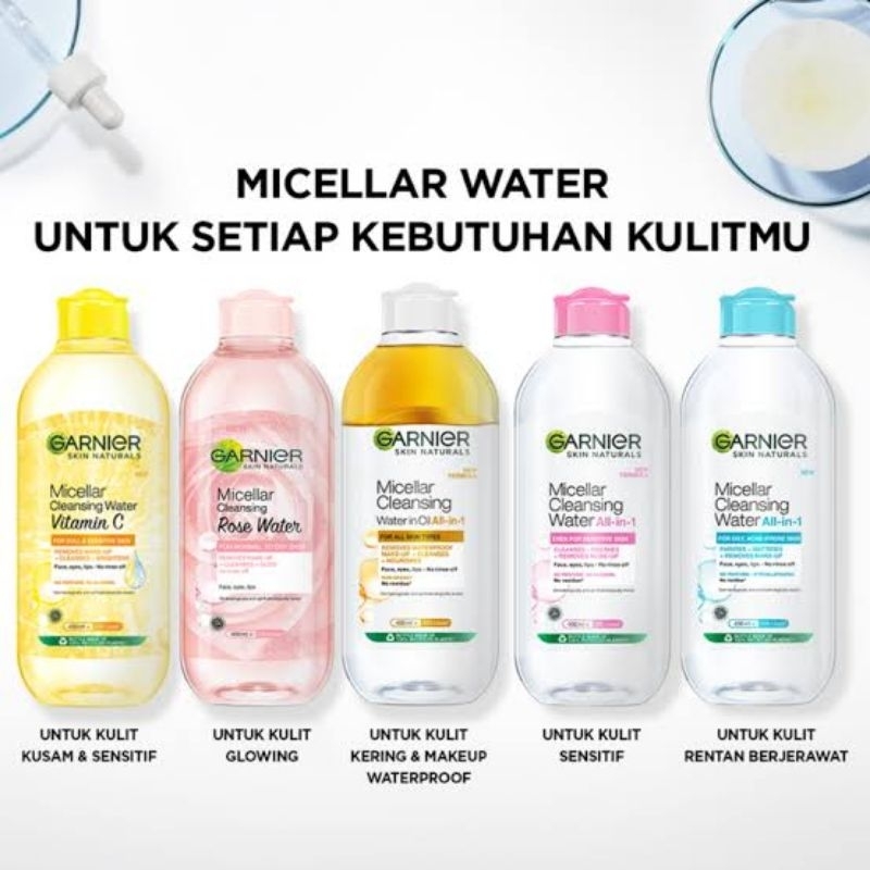 GARNIER MICELLAR WATER 400ML