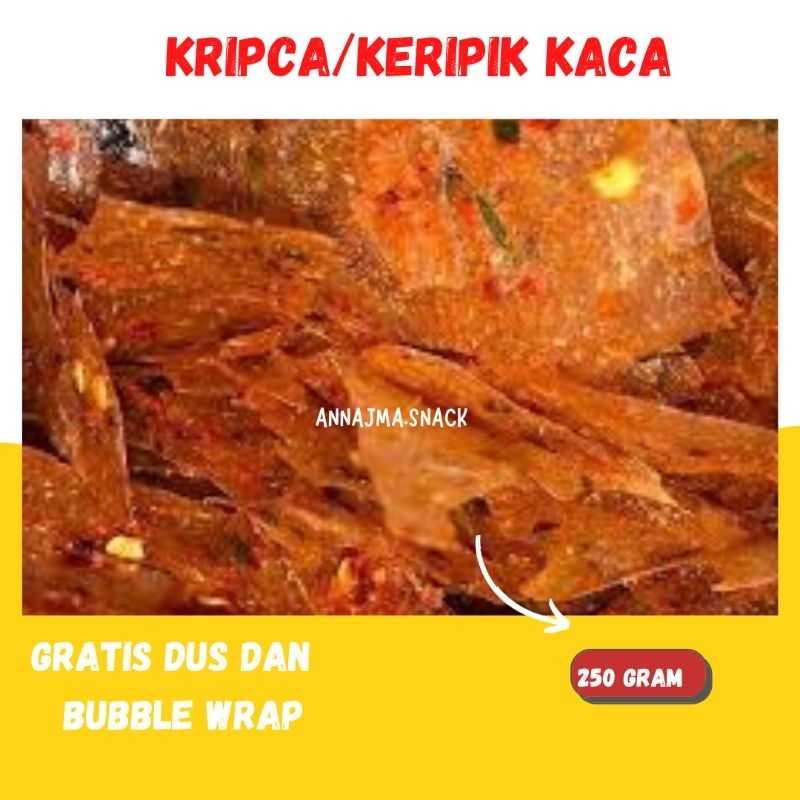 

KERIPIK KACA (KRIPCA) PEDAS DAN ORIGINAL