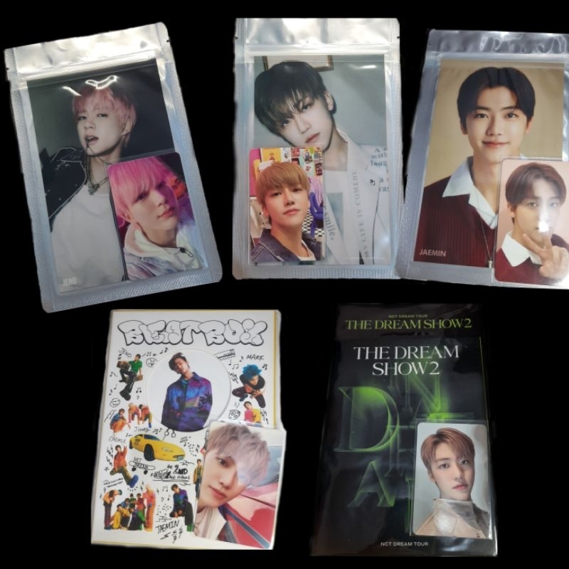 MD Nct dream jaemin jeno ar tiket tds photo cinema glitch mode postcard book beatbox