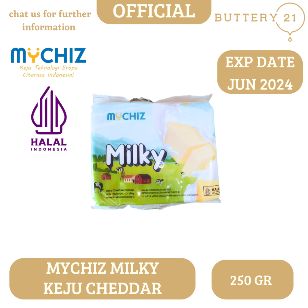 

KEJU CHEDDAR MYCHIZ MILKY 250 GR/KEJU MILKY/KEJU CHEDDAR