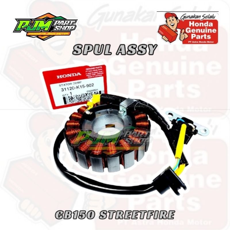 Spul Stator Assy CB150 CB150R CB 150 R StreetFire 2012-2015 ORI Original AHM - 31120K15902